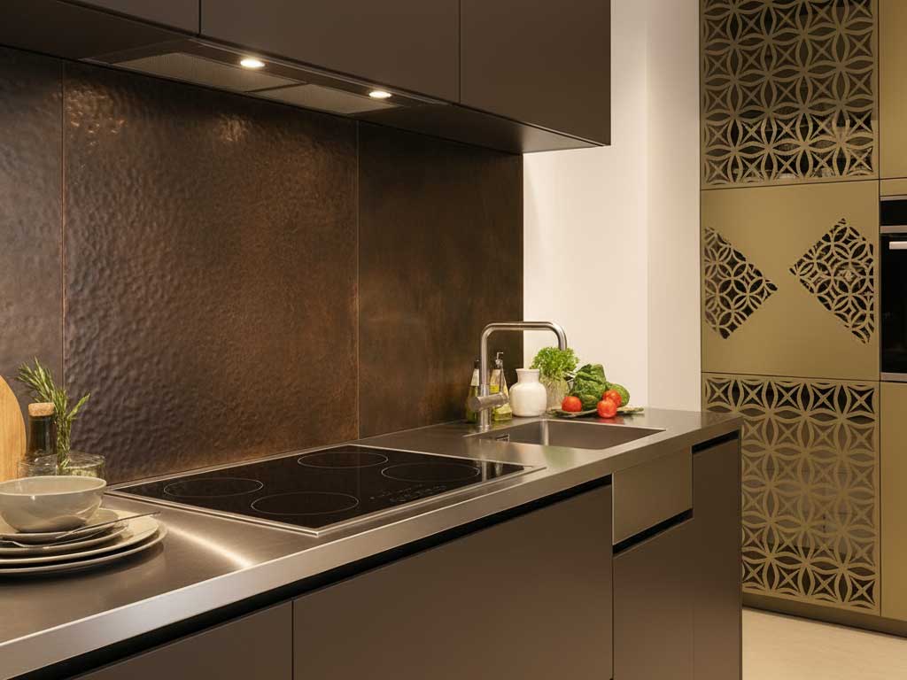 Tôles décoratives pour cuisine